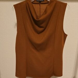 Banana Republic Rust Color Cowl Neck Tank Top